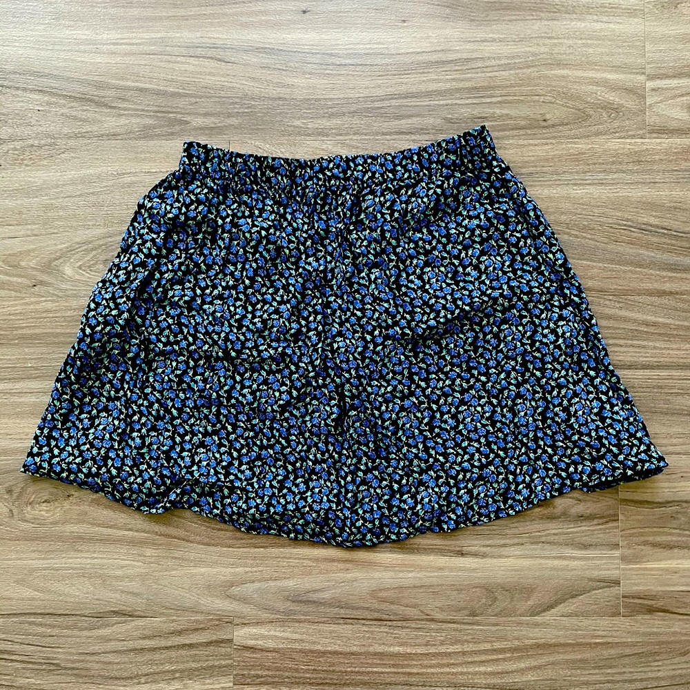 Floral Brandy Melville Circle Skirt